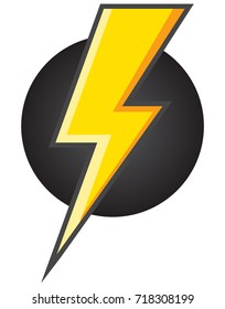 Lightning Bolt Icon - Illustration