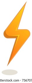 Lightning Bolt Icon - Illustration