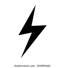 Lightning bolt icon illustration idesign
