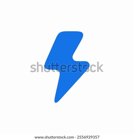 lightning bolt icon sign vector