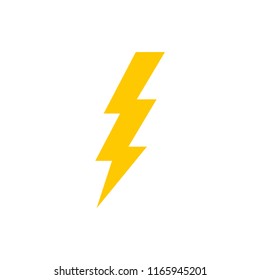 Lightning bolt icon. Thunderbolt. Vector