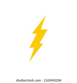 Lightning bolt icon. Thunderbolt. Vector