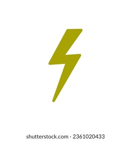 lightning bolt icon vector design templates