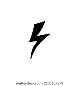 lightning bolt icon vector design template elegant style