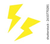 Lightning Bolt Icon Vector Illustration