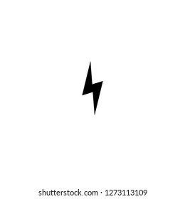 Lightning bolt icon vector illustration.