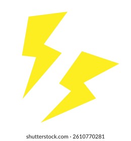 Lightning Bolt Icon Vector Illustration