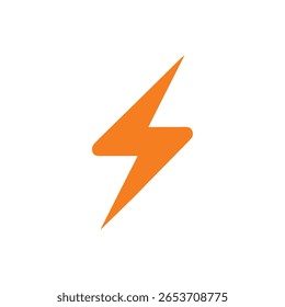lightning bolt icon vector sign symbol