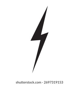 Lightning Bolt Icon Vector Symbol Design Illustration.
