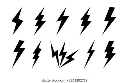 Thunder flash symbol logo Royalty Free Vector Image