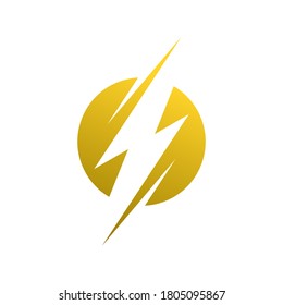 Lightning Bolt Logo Design Vector