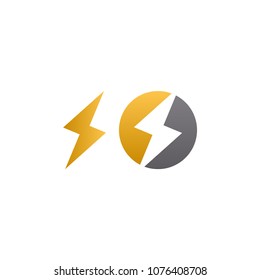 Lightning bolt logo icon element