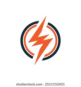 Blitzbolzenlogo. Thunderbolt Symbol, Flash Thunderbolt Energy Power Logo Vektor , Elektro-Power-Logo, Northern Power, Energie-Symbol, Elektro-Logo Design Vektor Silhouette
