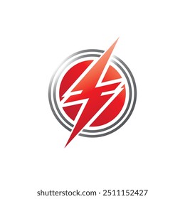 Blitzbolzenlogo. Thunderbolt Symbol, Flash Thunderbolt Energy Power Logo Vektor , Elektro-Power-Logo, Northern Power, Energie-Symbol, Elektro-Logo Design Vektor Silhouette