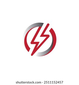Blitzbolzenlogo. Thunderbolt Symbol, Flash Thunderbolt Energy Power Logo Vektor , Elektro-Power-Logo, Northern Power, Energie-Symbol, Elektro-Logo Design Vektor Silhouette