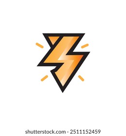 lightning bolt logo. Thunderbolt icon, Flash Thunderbolt Energy Power Logo vector , electric power logo, northern power, energy symbol, electric logo design vector silhouette