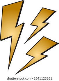 Lightning Bolt Power Icon Design