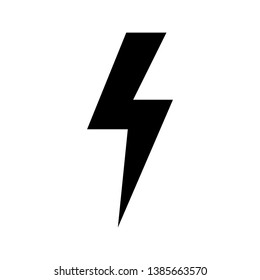 Lightning bolt, thunder bolt, lighting strike expertise flat vector icon for apps and websites. Vector illustration. Flat design for business financial marketing banking advertising web concept,