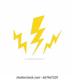 Lightning bolt vector