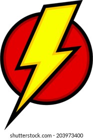 Lightning bolt vector icon