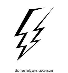 Lightning Bolt Vector Icon