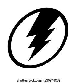 Lightning Bolt Vector Icon
