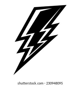 Lightning Bolt Vector Icon