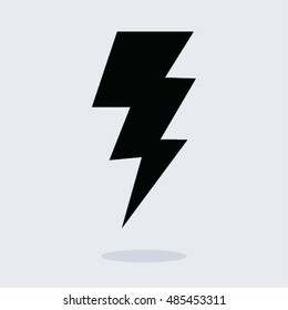 Lightning bolt vector icon