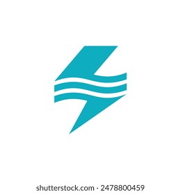 Blitzbolzen und Wellenlicht Logo