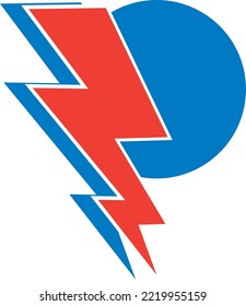 Lightning Bolts Design Vector Background