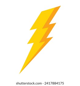 icono de los tornillos relámpago. ilustración vectorial.