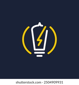 Plantilla de diseño de logotipo de bombilla