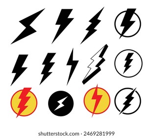 Lightning Bundle, Lightning Bolt Flash, Lightning Clipart, Thunder  Weather, Rain,