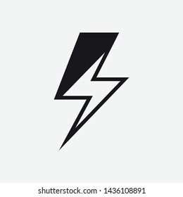Lightning Charging Power Icon Vector Illustration Eps
