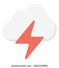 
Lightning clouds symbolising thunderstorm or severe weather
