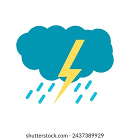 Diseño de icono de tiempo nublado