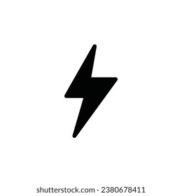 Lightning concept line icon. Simple element illustration.Lightning concept outline symbol design.