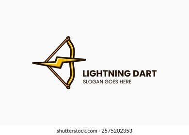 Lightning Dart Logo. Vector Illustration