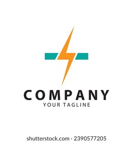 Lightning  design element  vector logo  electric power  Energy and thunder electric symbol concept  vector design
