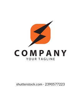 Lightning  design element  vector logo  electric power  Energy and thunder electric symbol concept  vector design