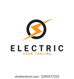 Lightning  design element  vector logo  electric power  Energy and thunder electric symbol concept  vector design