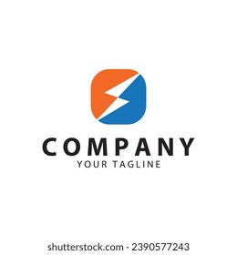 Lightning  design element  vector logo  electric power  Energy and thunder electric symbol concept  vector design