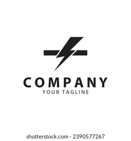Lightning  design element  vector logo  electric power  Energy and thunder electric symbol concept  vector design
