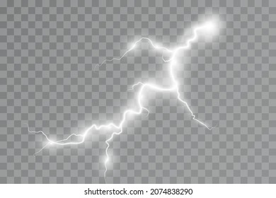 Efecto luminoso, tormenta eléctrica, efecto luminoso. Electricidad.