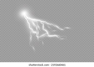 Efecto luminoso, tormenta eléctrica, efecto luminoso. Electricidad.