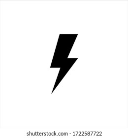 Lightning Electric Icon Vector Illustration