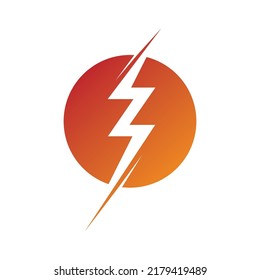 Lightning Electric Icon Vector Illustration
