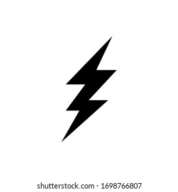 Lightning electric icon vector logo