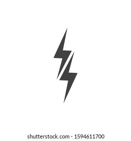 Lightning Electric Icon Vector Template