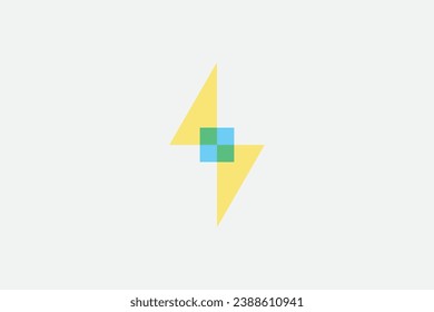 lightning electric logo design illustration vector template